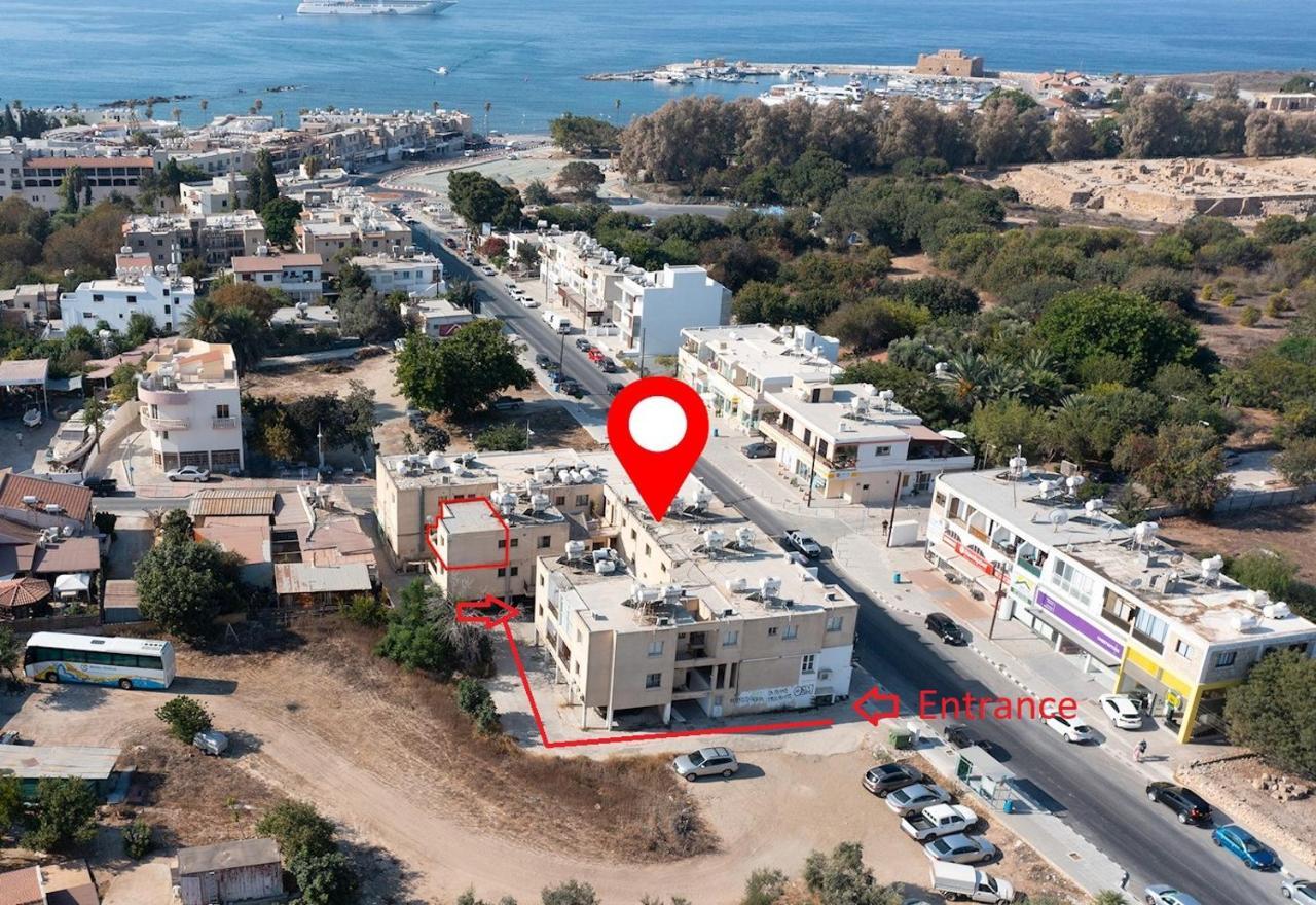 Lovely Ap In The Center Of Kato Paphos Exteriér fotografie